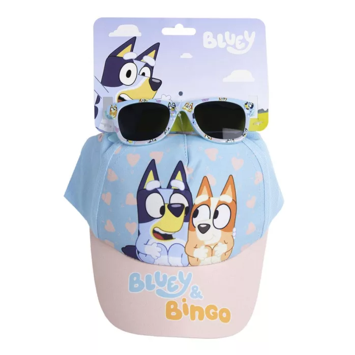 Set de lunettes de soleil et casquette Bluey Bingo