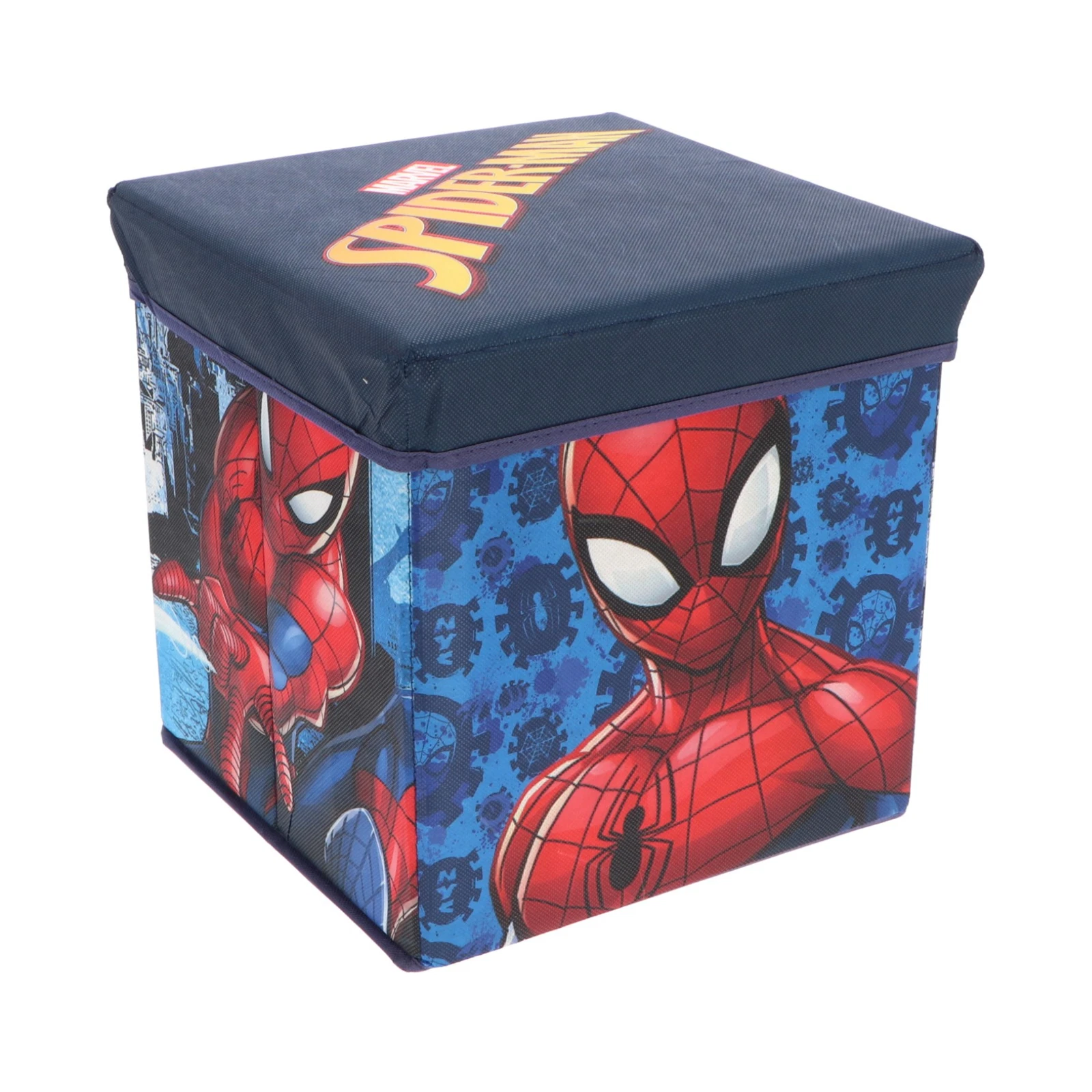 Coffre de rangement à jouets Spiderman chambre enfant garçon banc malle Box Marvel
