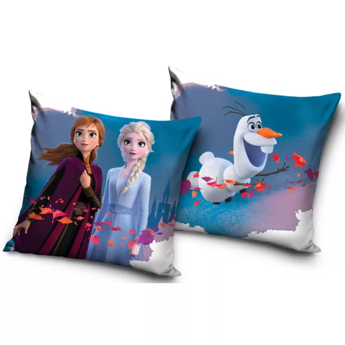 Coussin LA REINE DES NEIGES 40 x 40 cm oreiller pour canapé chambre salon décoration - Disney - Frozen