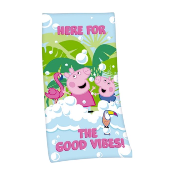 Serviette de plage ou Drap de bain PEPPA PIG - 70 x 140 cm
