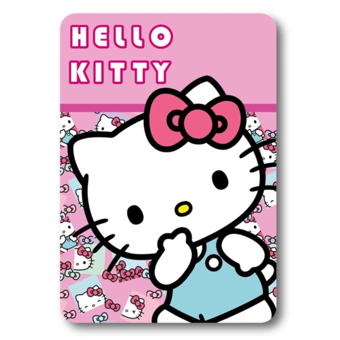 Couverture polaire Hello Kitty plaid 100 x 140 cm