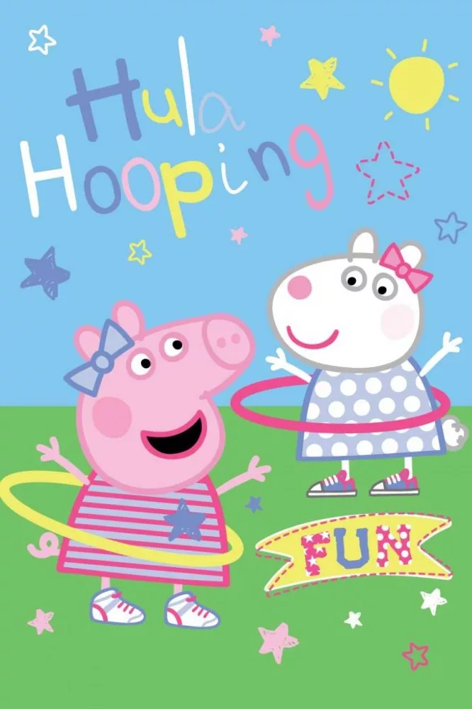 Plaid polaire PEPPA PIG 100 x 150 cm couverture