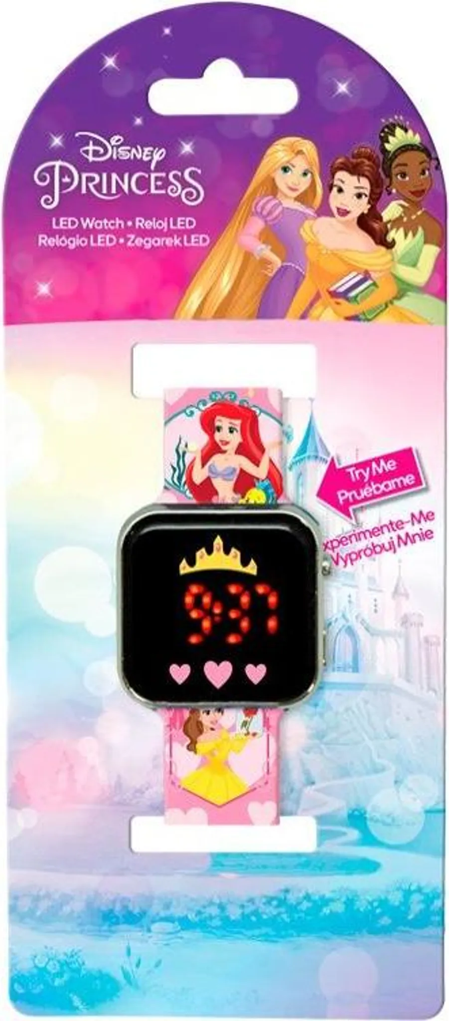 Montre LED numérique PRINCESSES DISNEY pour enfants - design coloré et ludique