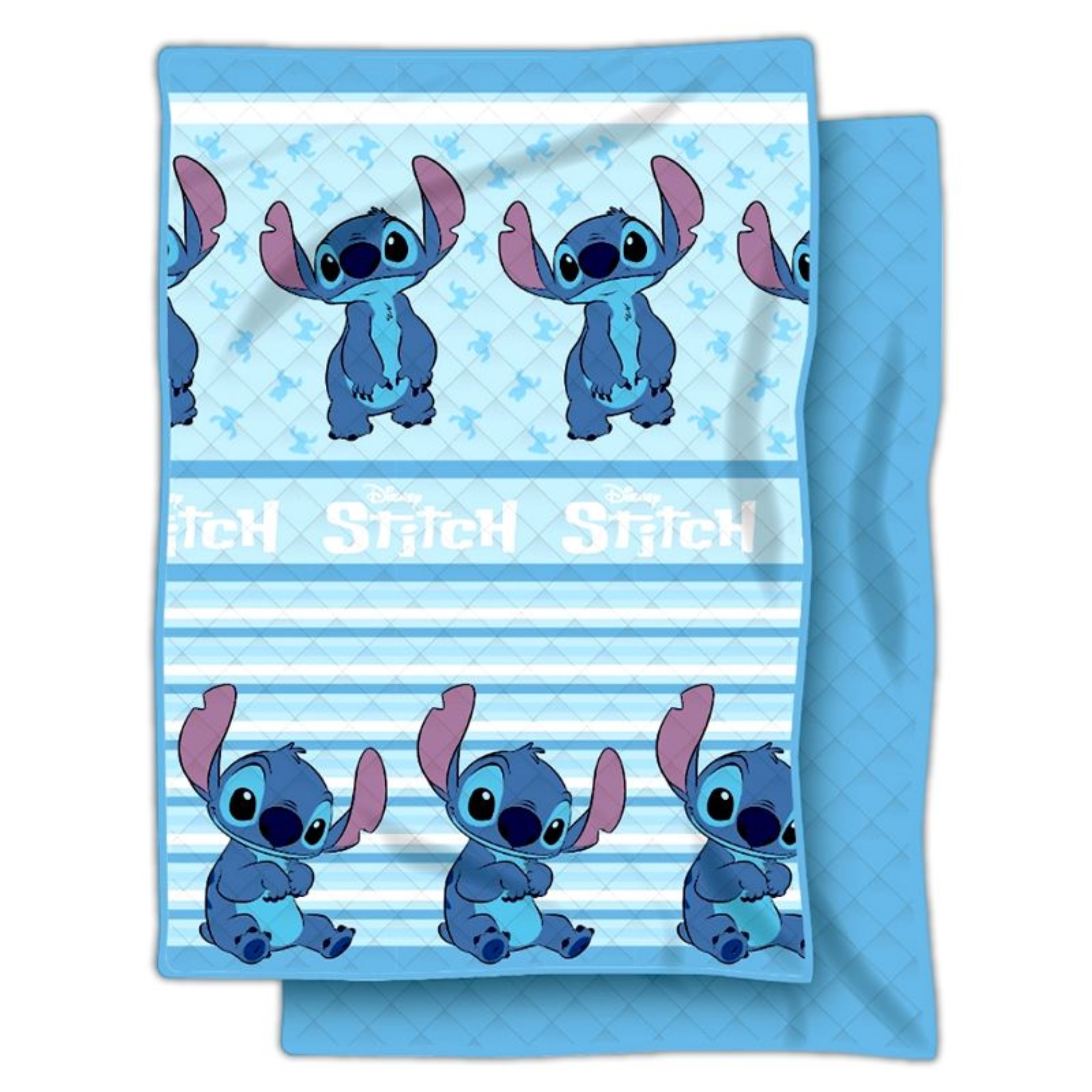 Couette d'été imprimée et matelassée - Couvre-lit LILO & STITCH 150x250cm disney garçon