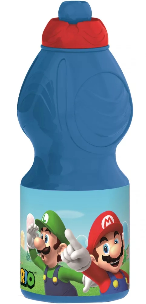 Gourde plastique - Bouteille de sport SUPER MARIO Luigi - 400 ml