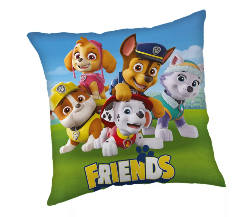 Taie d'oreiller la PAT PATROUILLE 40 x 40 cm chambre enfant friends
