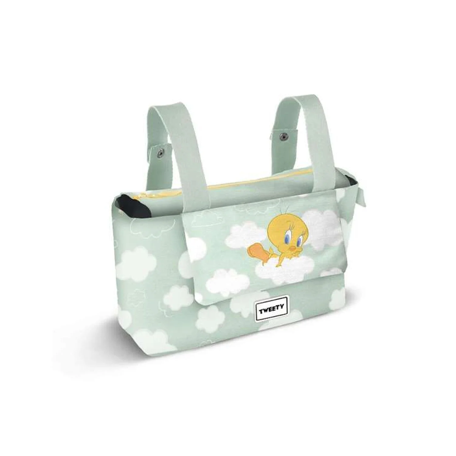 Organisateur de poussette Looney Tunes - Sac de rangement à langer, 12x39x24 cm