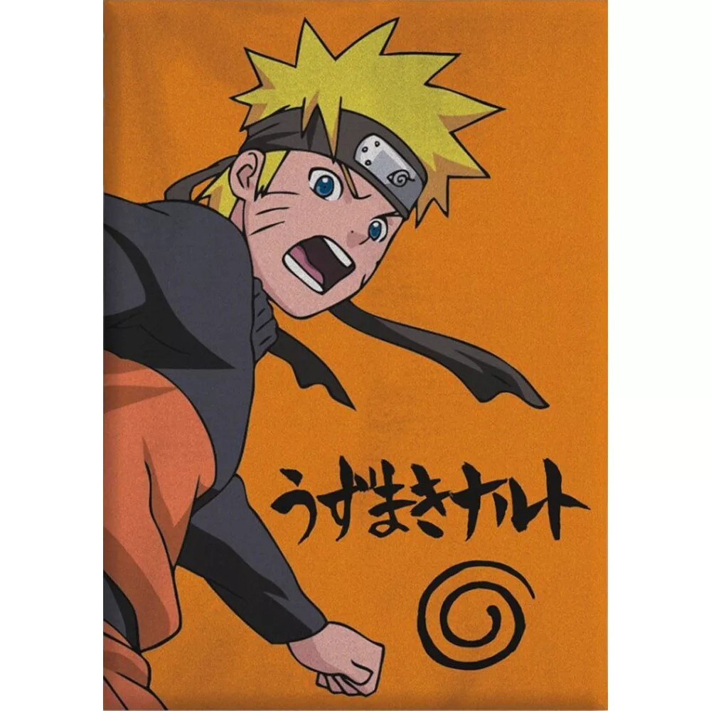 Plaid polaire NARUTO pour enfants - 100 x 140 cm couverture