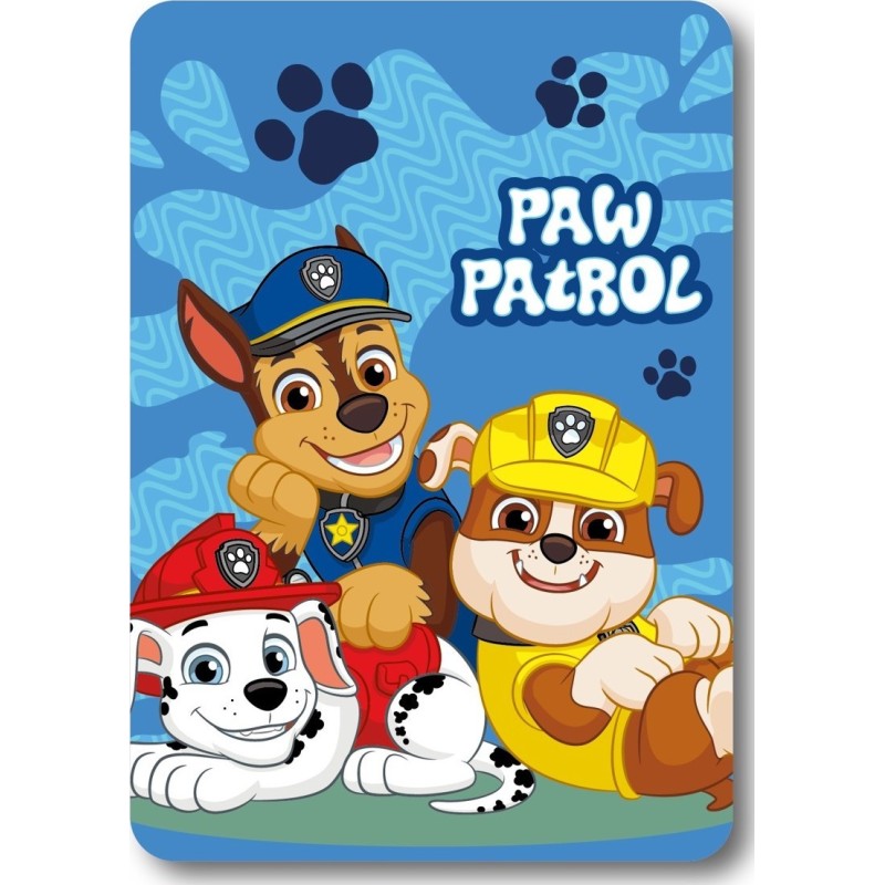 Plaid polaire PAT PATROUILLE 100 x 140 cm Paw Patrol Chase Rubben