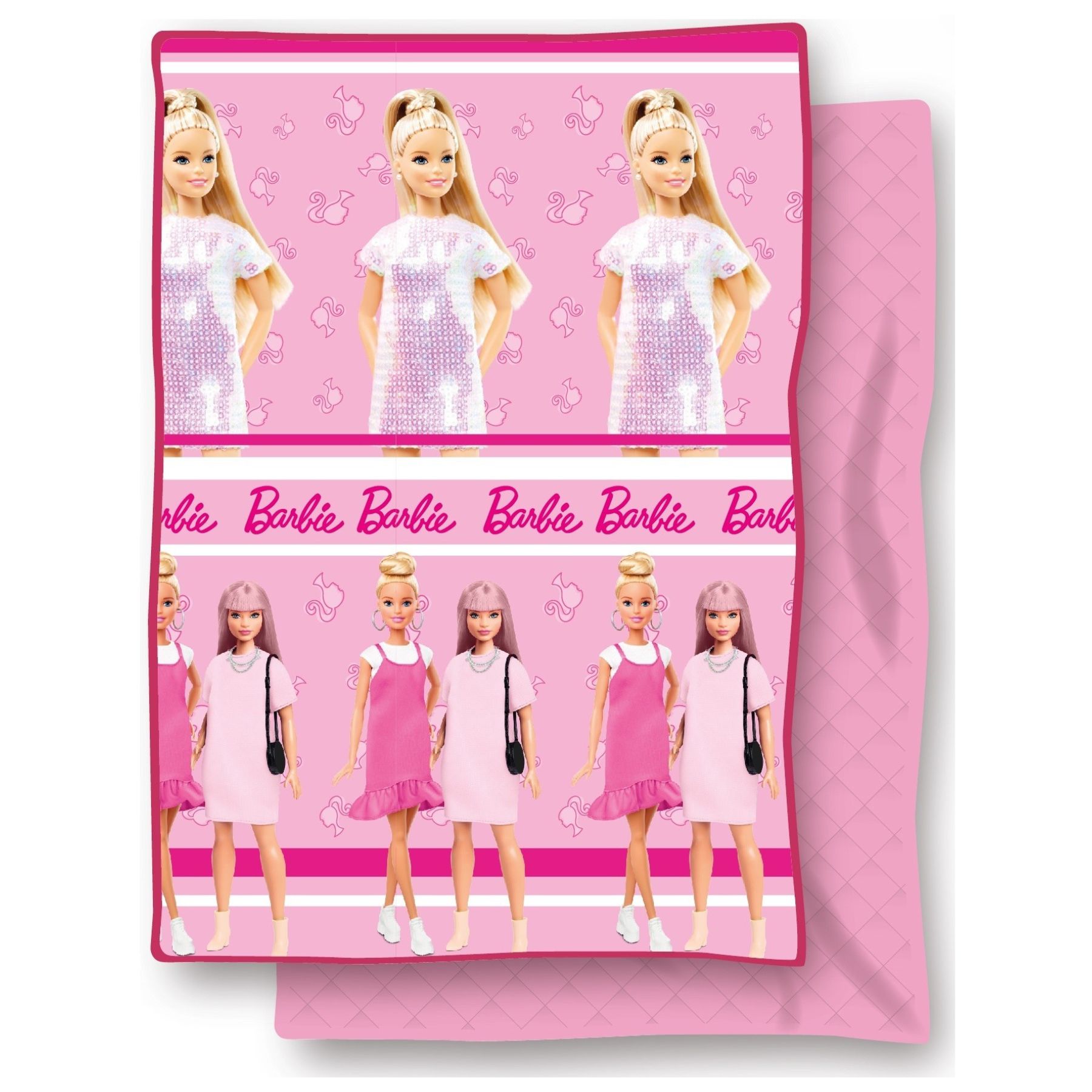 Couette d'été imprimée et matelassée - Couvre-lit BARBIE 150x250cm