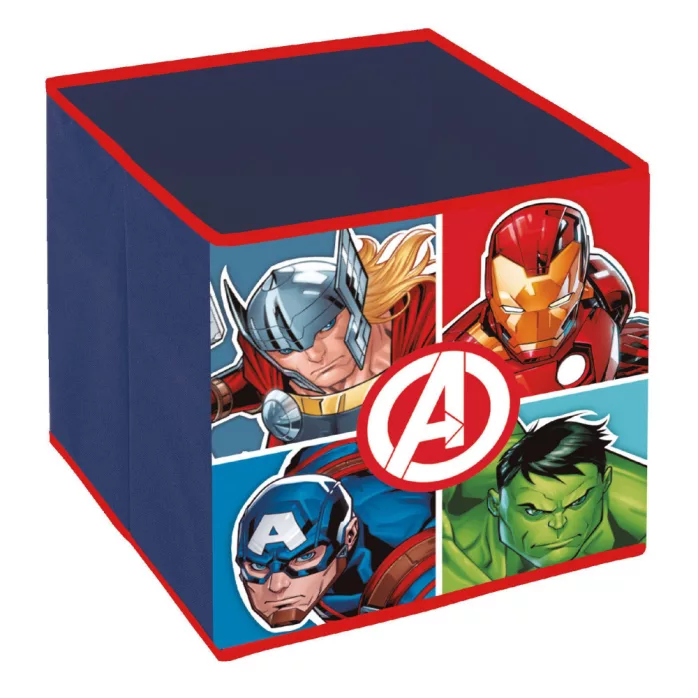 Coffre de rangement à jouets AVENGERS chambre enfant - Boîte Cube