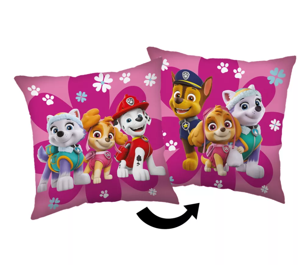Taie d'oreiller la PAT PATROUILLE 40 x 40 cm chambre enfant fille