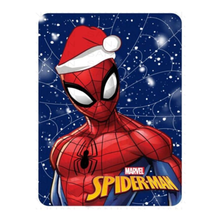 Couverture polaire Spiderman 100 x 140 cm plaid Noël