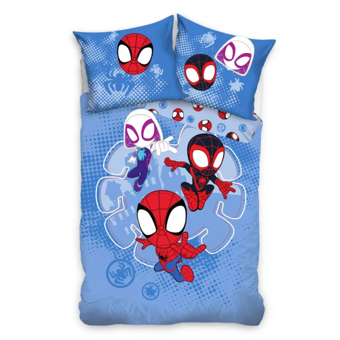 Parure lit Housse de couette réversible SPIDEY spiderman - 140x200cm - 100% coton - chambre enfant