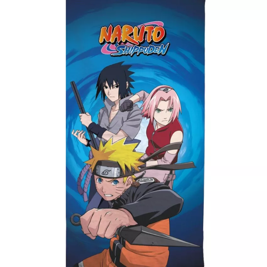 Serviette de bain Naruto, serviette de plage 70x140cm (Séchage rapide)