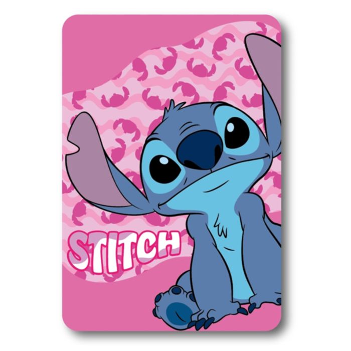 Couverture polaire Lilo et Stitch 100 x 140 cm plaid fille