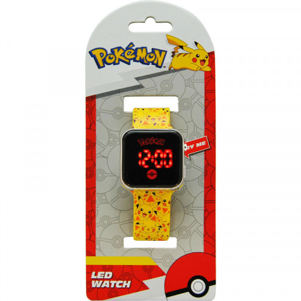 Montre LED Pokémon Pikachu taille enfant garçon fille y shiny 2 coloris