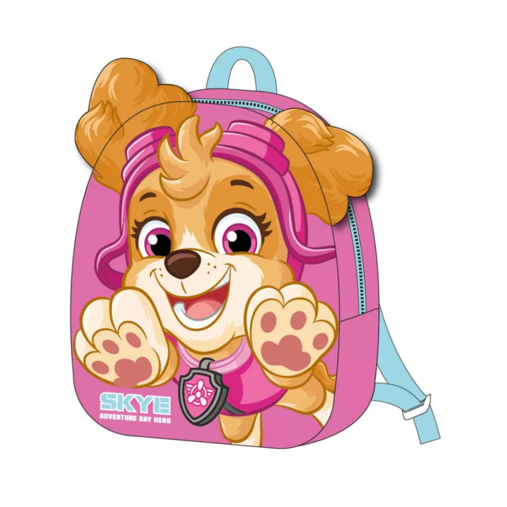 Sac à dos en peluche LA PAT' PATROUILLE Skye 22 cm