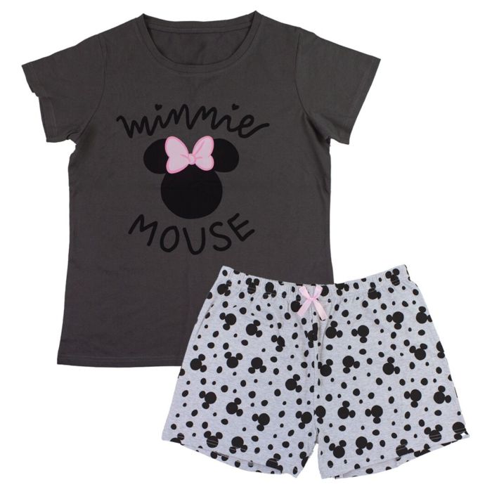 Pyjama Shortama pour femmes MINNIE MOUSE - 100% Coton