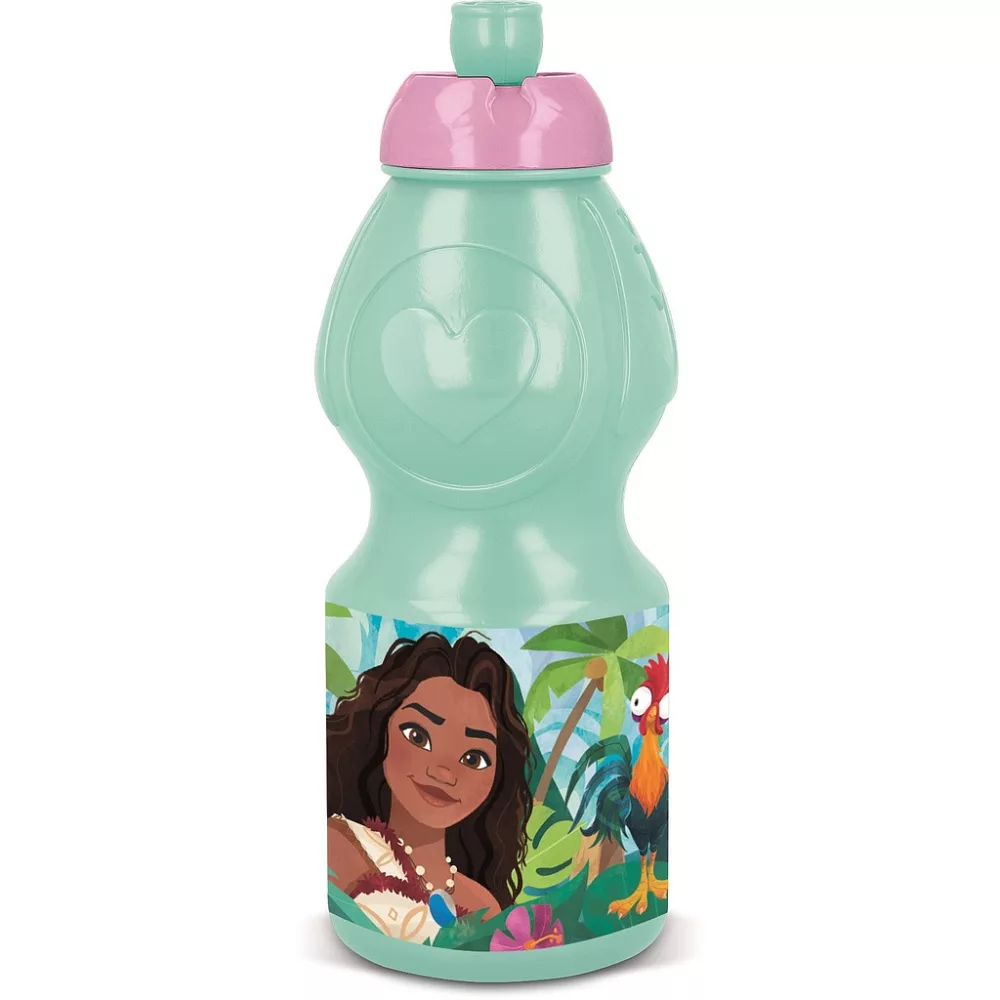 Gourde plastique - Bouteille de sport DISNEY Vaiana princesses - 400 ml