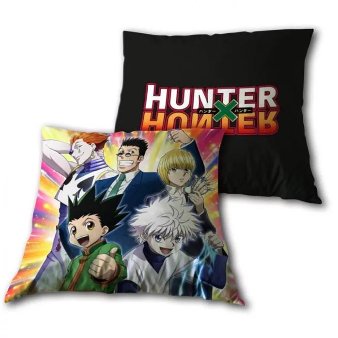 Coussin HUNTER X HUNTER 35x35 cm oreiller pour canapé chambre salon décoration