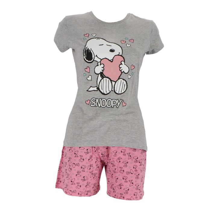 Pyjama Shortama pour femmes SNOOPY - 100% Coton