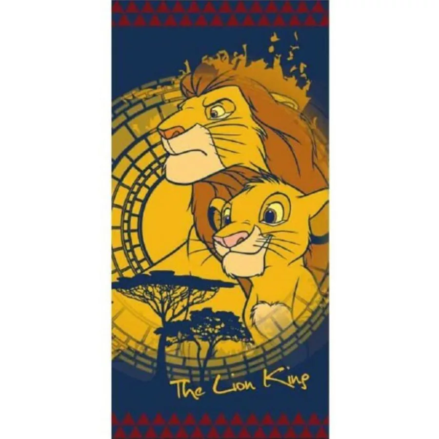 Serviette de bain et de plage Disney Le Roi Lion Héritage 70x140cm (Séchage Rapide)