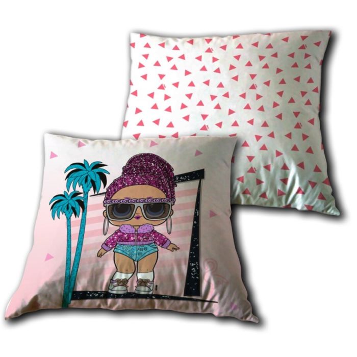 Coussin LOL SURPRISE 35 x 35 cm oreiller pour canapé chambre salon décoration - Imprimée