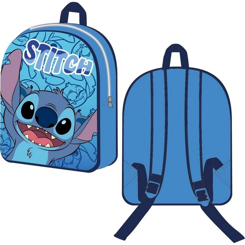 Sac à dos maternelle LILO & STITCH bleu 30 cm