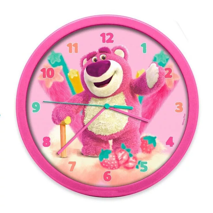 Horloge murale - TOY STORY - 25cm - Décoration chambre enfant Disney - Lotso