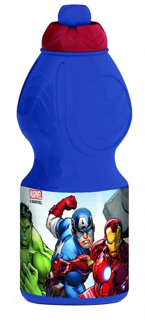 Gourde plastique - Bouteille de sport AVENGERS - 400 ml