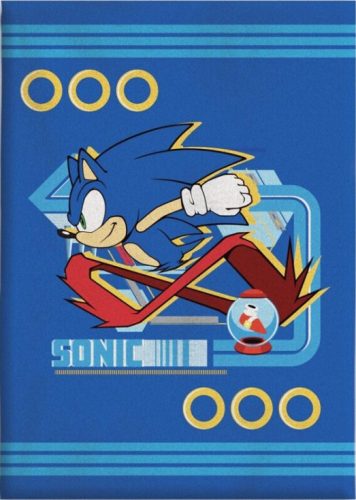 Plaid polaire Sonic the Hedgehog 100 x 140 cm couverture