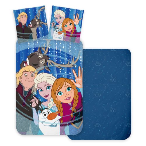 Parure lit Housse de couette 100x135cm La Reine des neiges pour fille Frozen