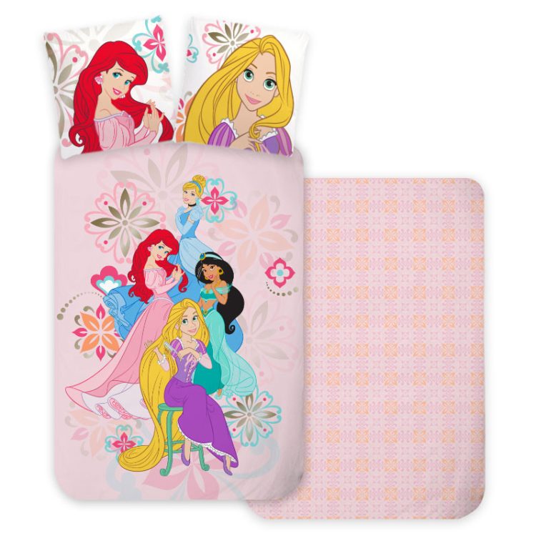 Parure lit Housse de couette 100x135cm Princesse Disney pour fille