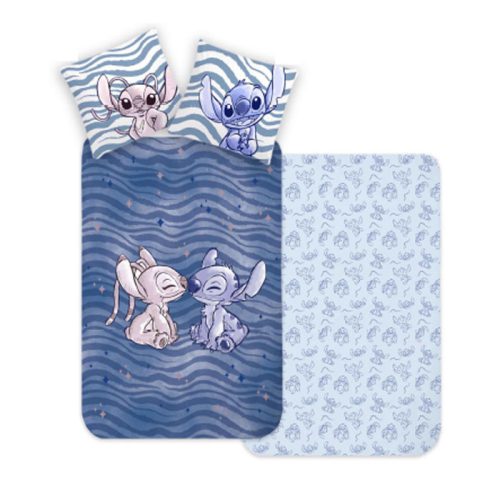 Parure lit bébé Housse de couette réversible disney LILO ET STITCH 100x135cm garçon 100% coton