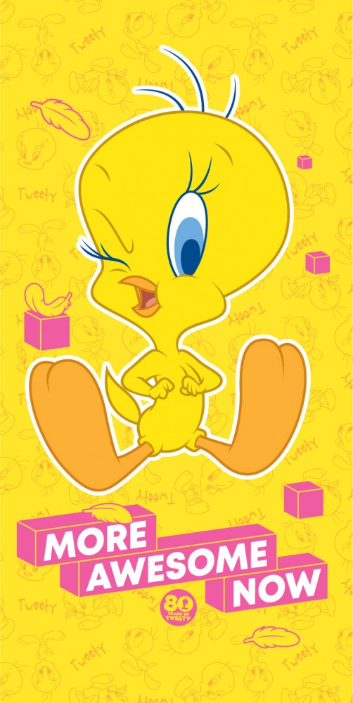 Serviette de bain et de plage LOONEY TUNES 70x140 cm (Sèche Rapidement) fille