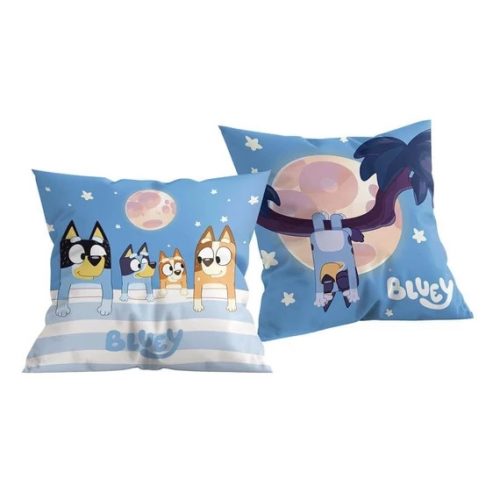 Coussin BLUEY 40x40 cm oreiller pour canapé chambre salon bébé lune étoiles