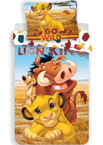 Parure lit Housse de couette Disney Le Roi Lion pour enfants 100x135cm réversible