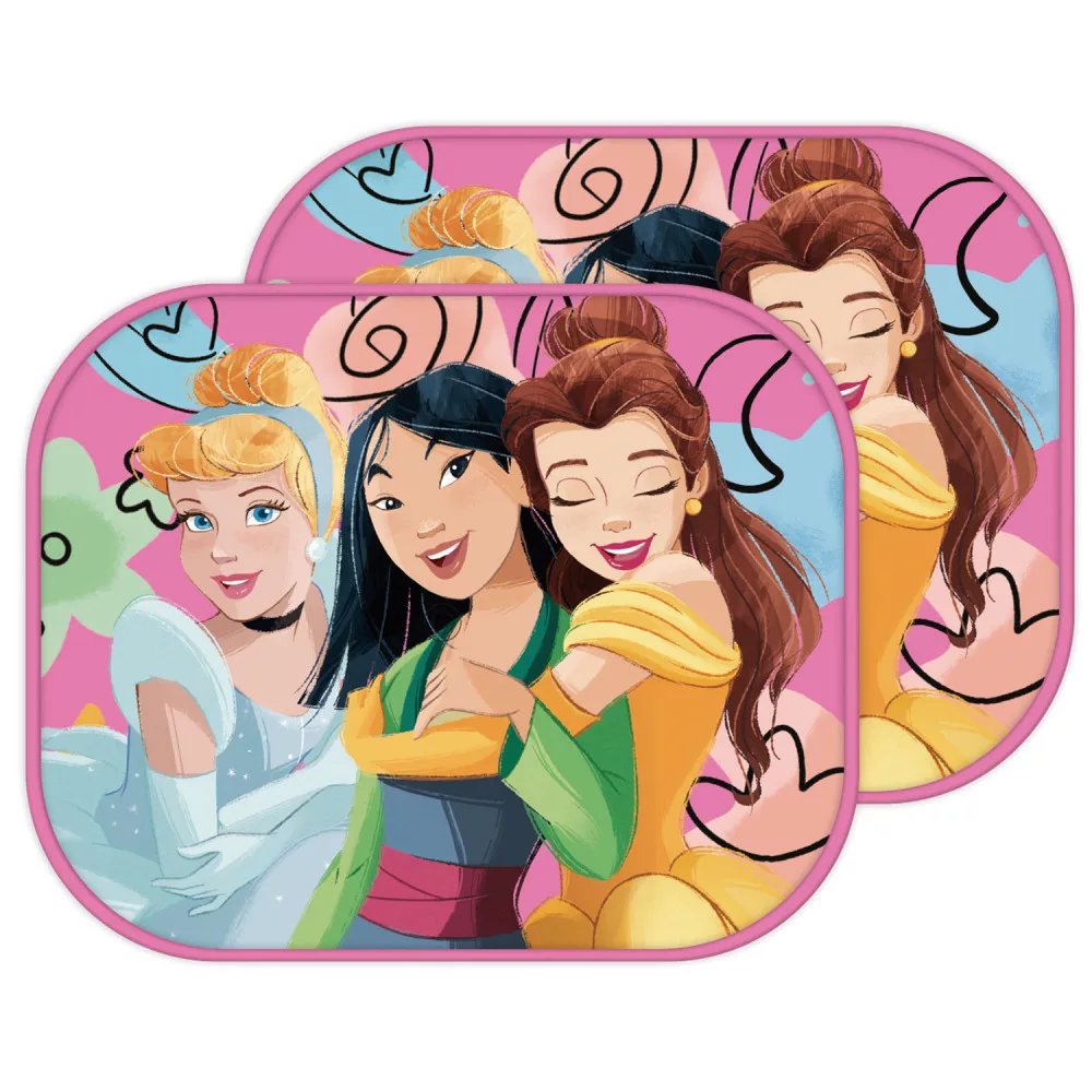 Pare-soleil voiture pour enfant - lot de 2 - Princesses Disney