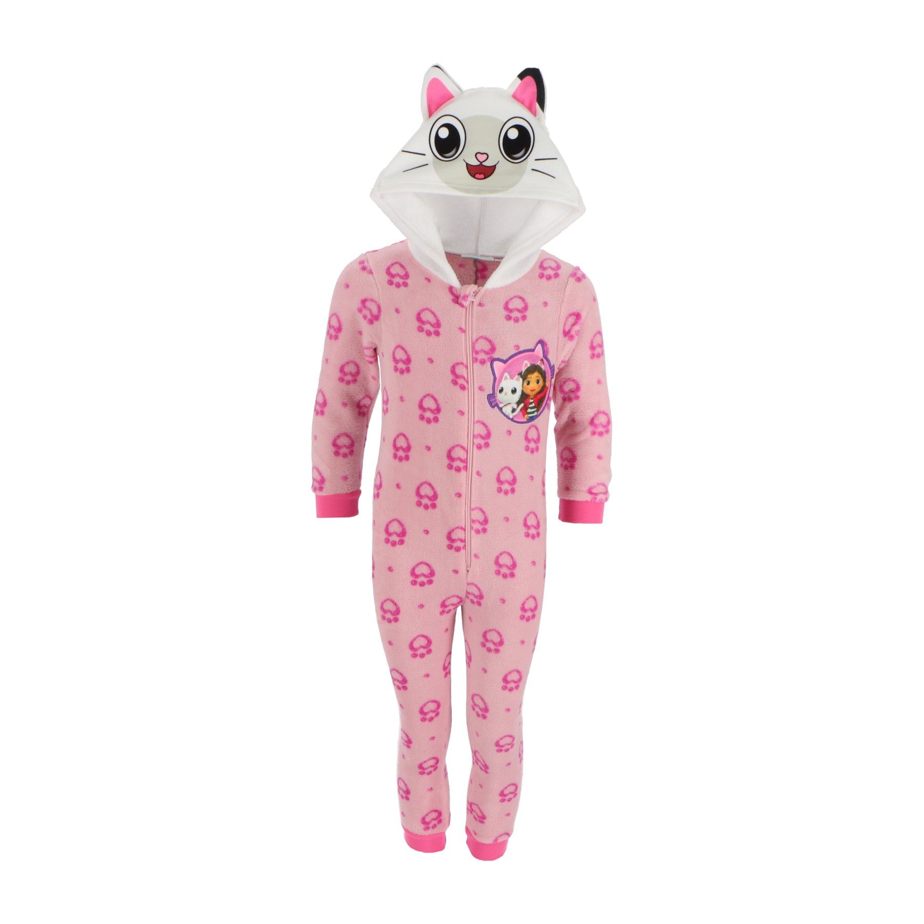 Pyjama Combinaison Polaire GABBY'S DOLLHOUSE grenouillère - Taille : 3/4 ans 98/104 cm - Licence Officielle