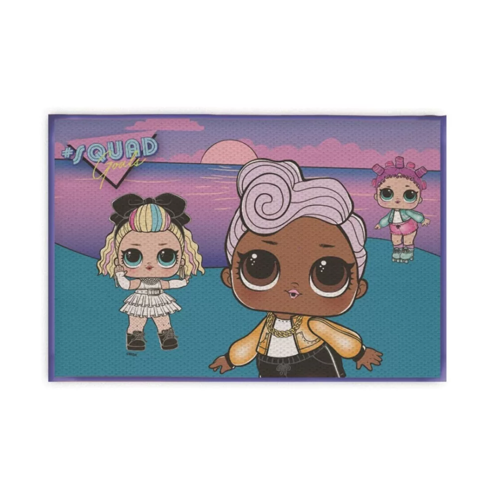 Tapis en mousse LOL SURPRISE 40 x 60 cm - décoration chambre et salle de bain - Squad