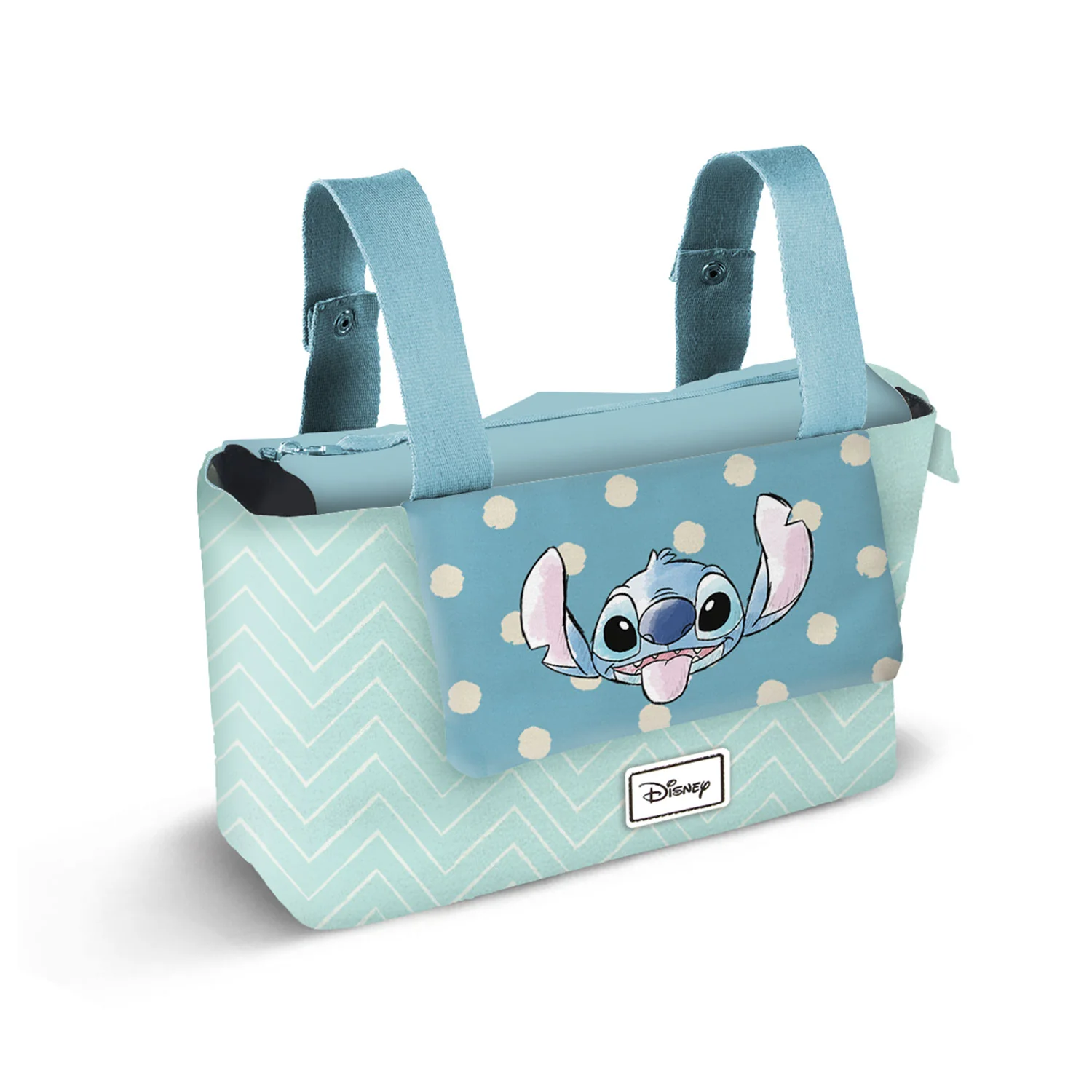 Organisateur de poussette Disney Lilo et Stitch - Sac de rangement à langer, 12x39x24 cm
