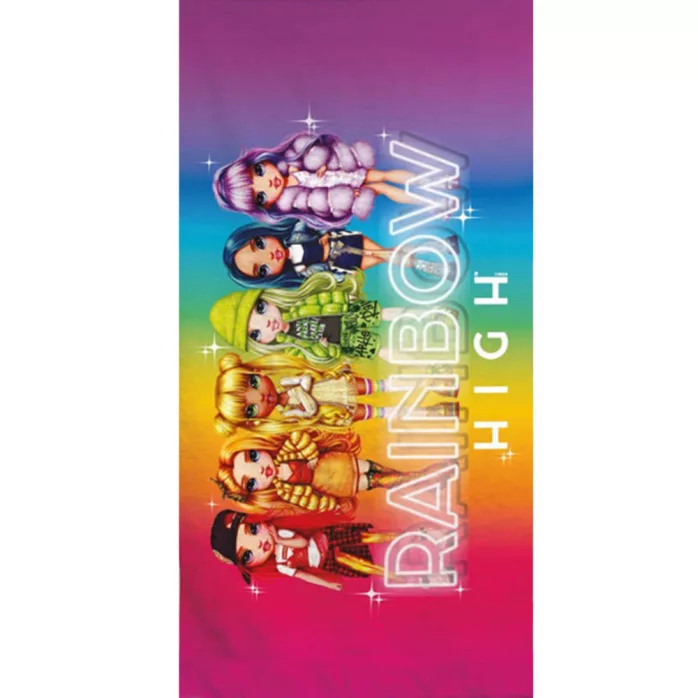 Serviette de Bain et Plage RAINBOW HIGH - 70 x 140 cm - sèchage rapide