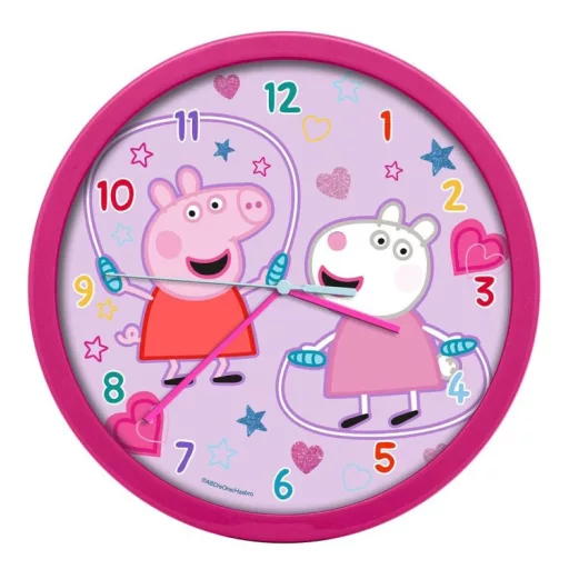Horloge murale - PEPPA PIG - 25cm - Décoration chambre enfant