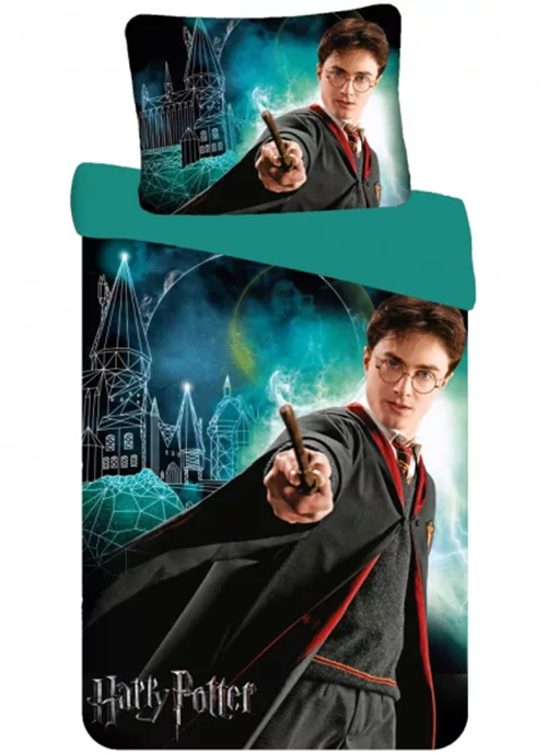 Parure lit Housse de couette réversible HARRY POTTER 140x200cm