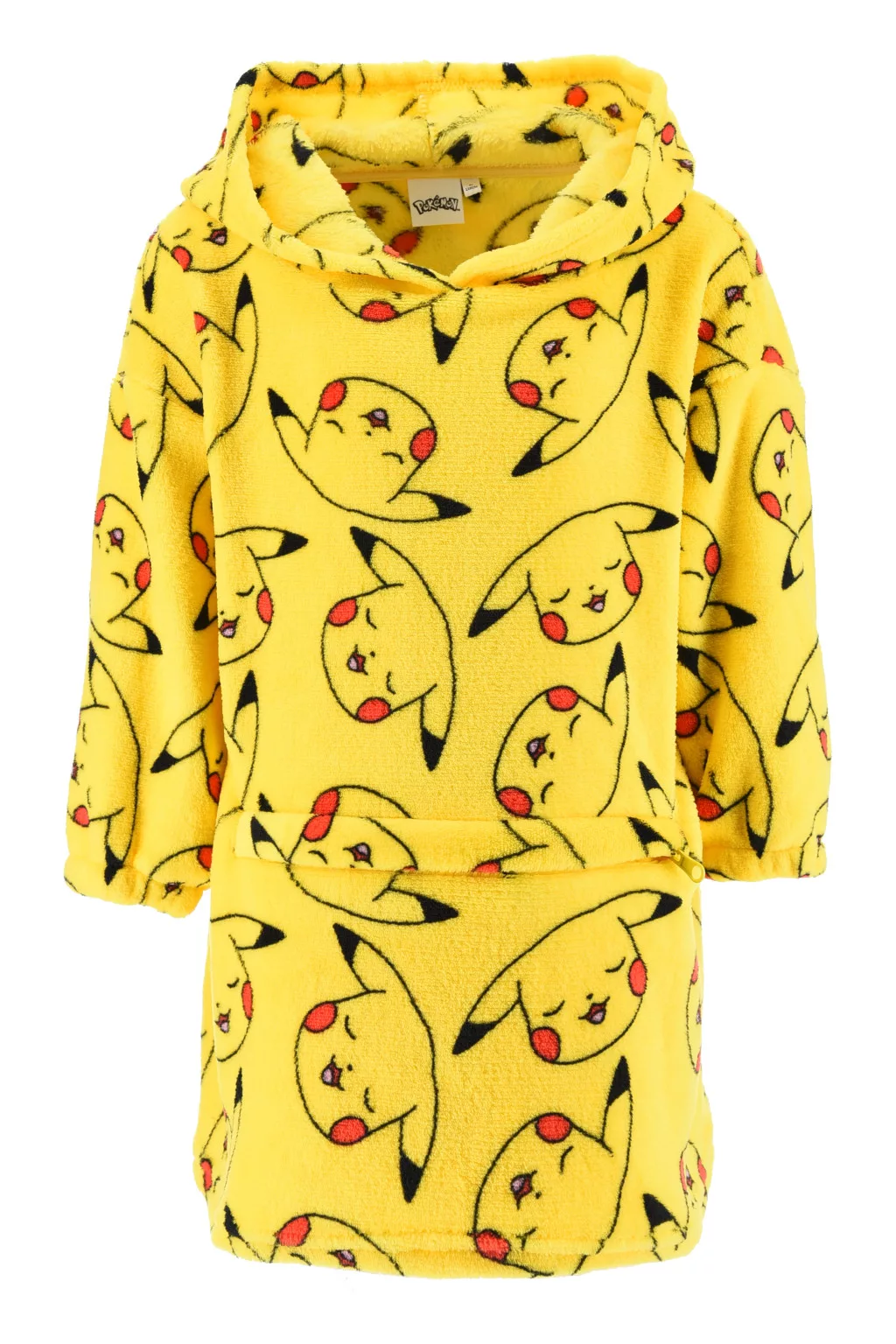 Poncho pyjama en couverture polaire Pokémon Pikachu pour enfants - Taille 6 ans