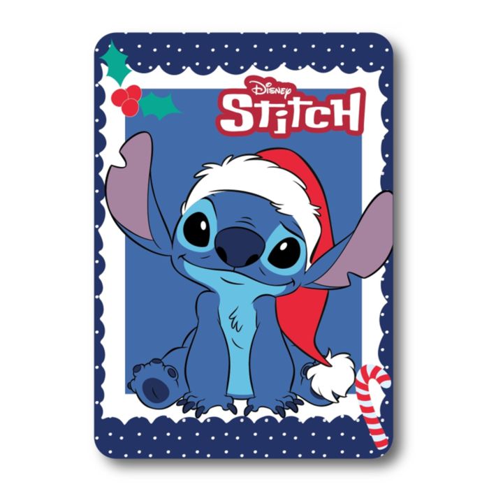 Couverture polaire Disney Lilo et Stitch 100 x 140 cm plaid Noël