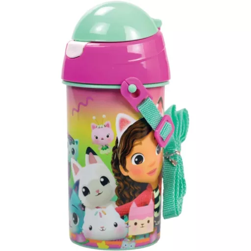 Gourde - Bouteille de sport GABBY'S DOLLHOUSE - 500 ml - Gabby et la maison magique