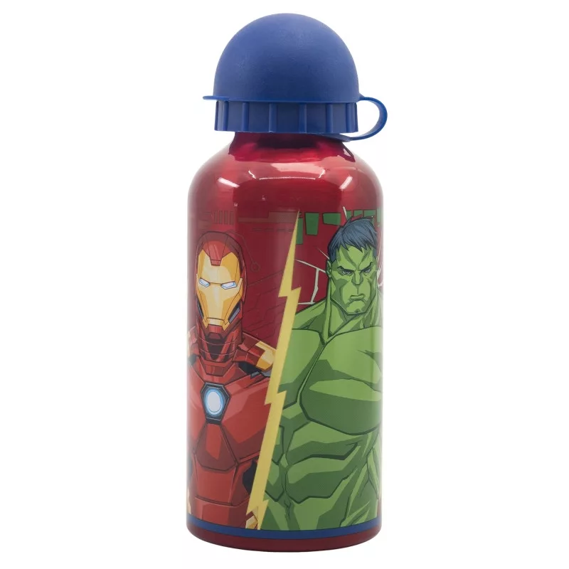 Gourde aluminium - Bouteille de sport AVENGERS - 400 ml