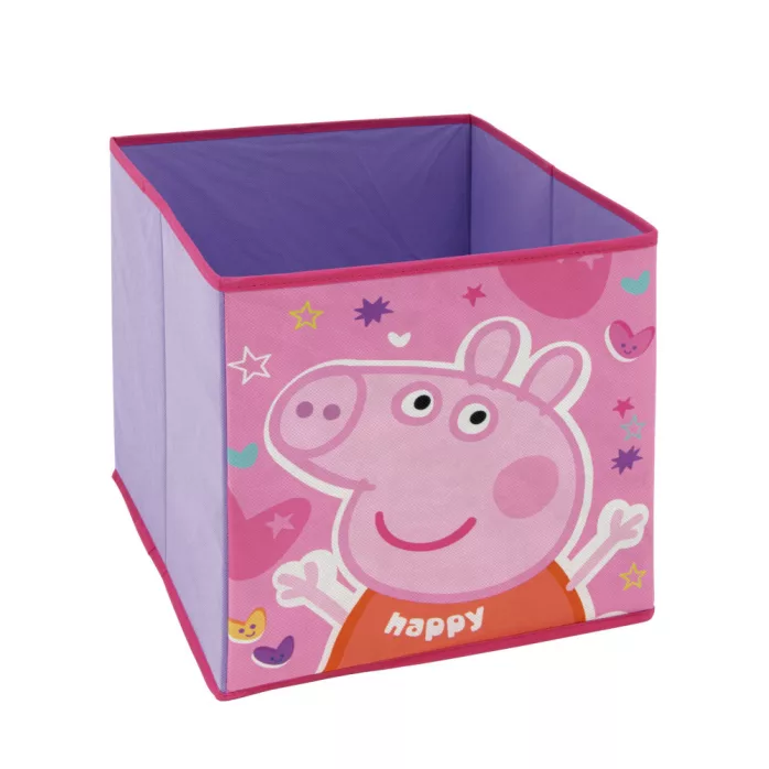 Coffre de rangement à jouets PEPPA PIG chambre enfant - Boîte Cube